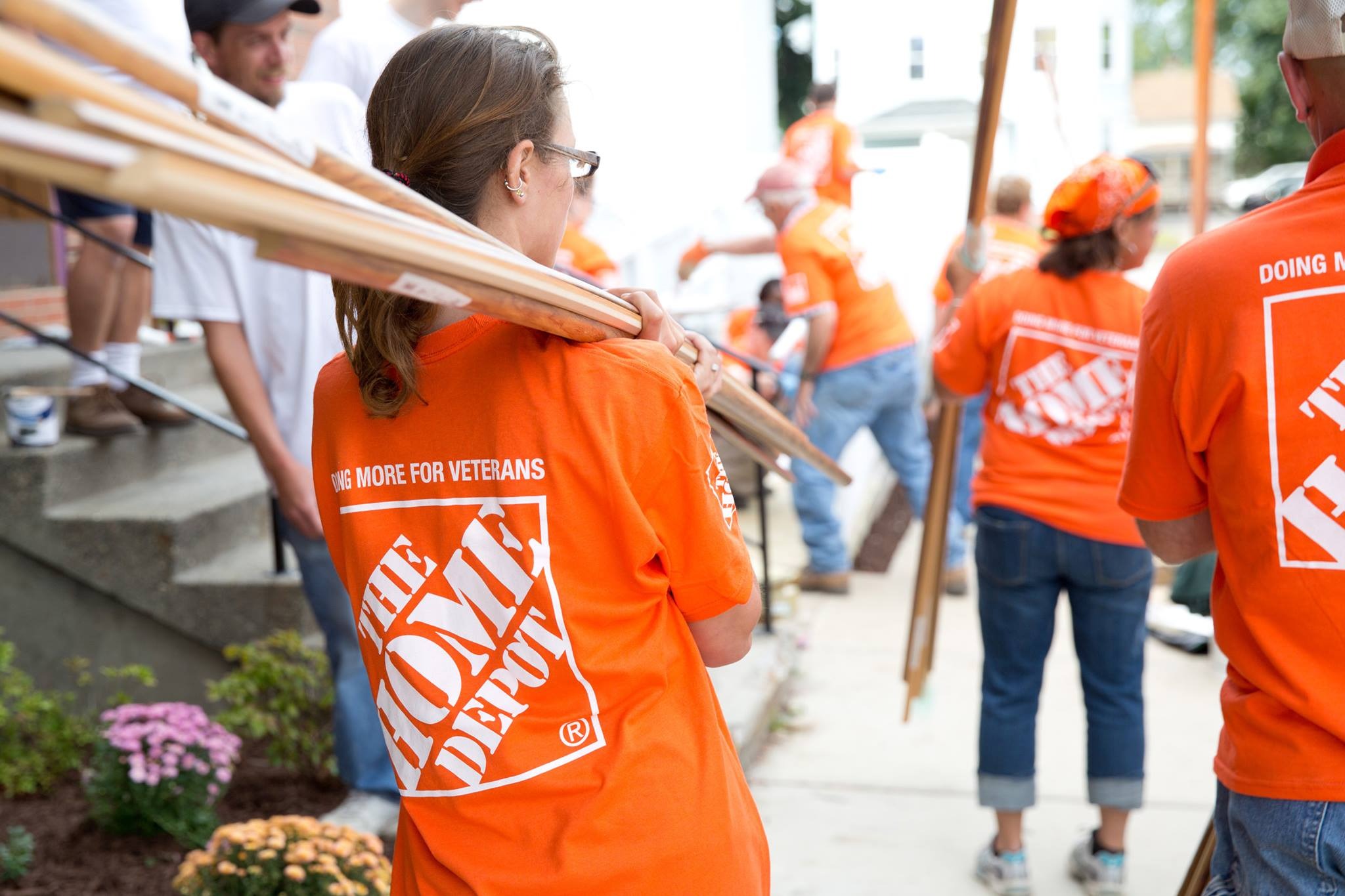 Home Depot community grant presentation branded materials